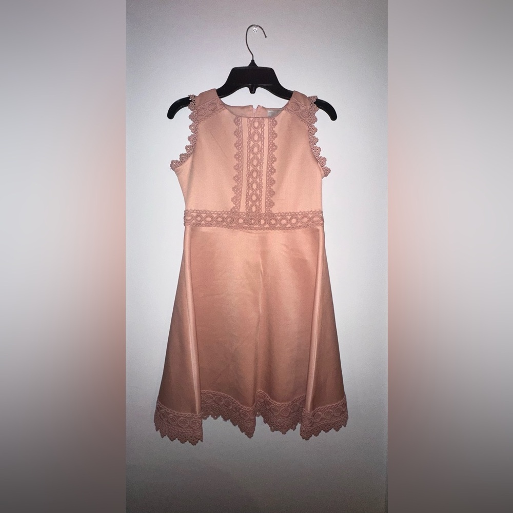 Formal a-line pink dress.